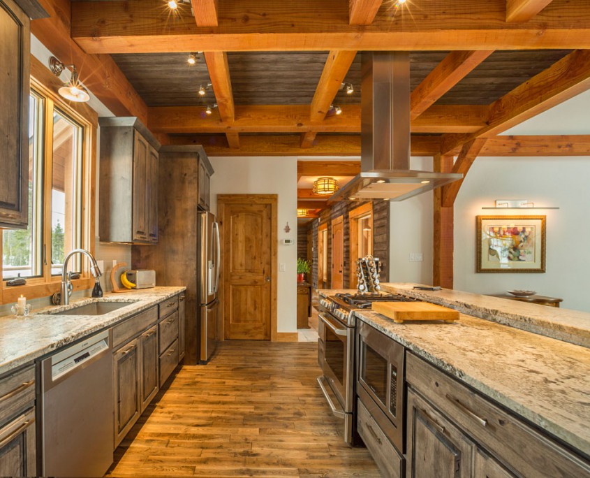 A Timber Frame Design Inspired by Nature - Colorado Timberframe