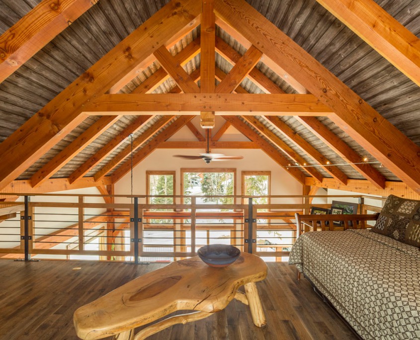 A Timber Frame Design Inspired by Nature - Colorado Timberframe