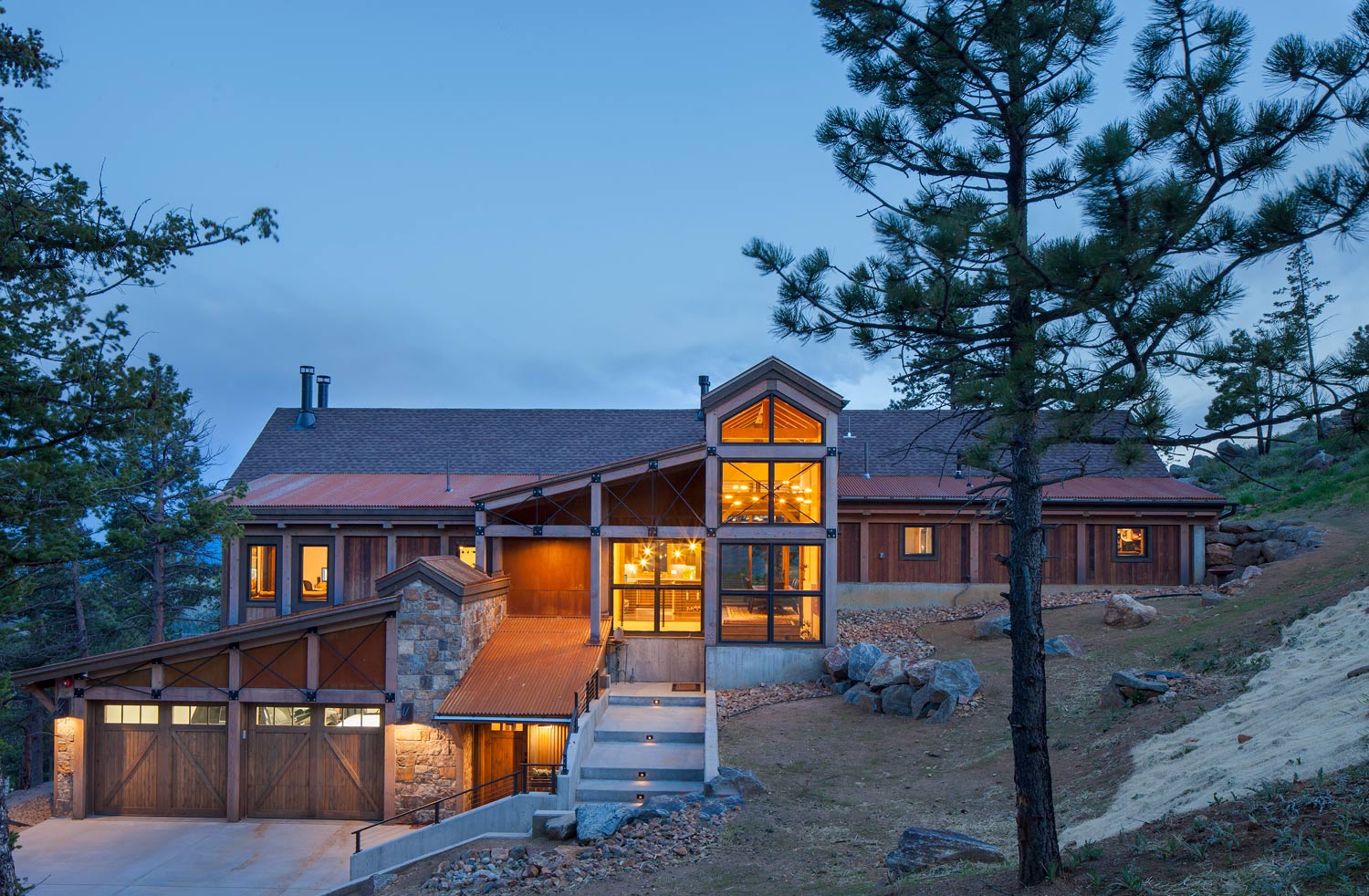 Miners Climb - Colorado Timberframe